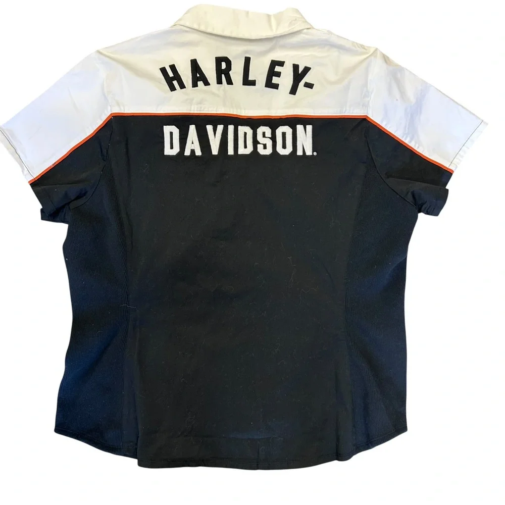 NWT Harley-Davidson Women's Size 1W Elemental Zip Front Shirt 99024-23VW - Picture 2 of 9